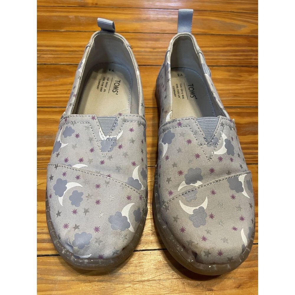 Toms Arctic Ice Foil Starry Sky Print Girls Size‎ 3